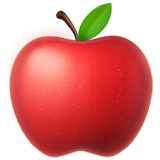 red apple