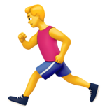 man running