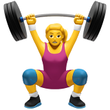 woman lifting weights