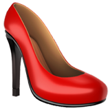 high-heeled shoe