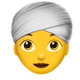 woman wearing turban