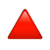 red triangle pointed up