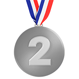 2nd place medal