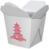 How emoji takeout box displayed on Apple