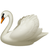 How emoji swan displayed on Apple