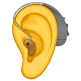 ear with hearing aid