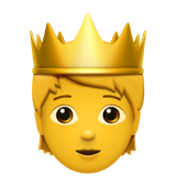 person with crown