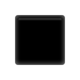 How emoji black medium-small square displayed on Apple