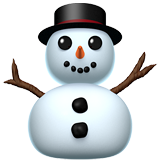 snowman without snow