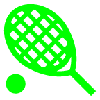 How emoji tennis displayed on au KDDI