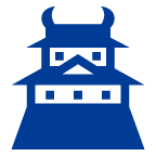 How emoji Japanese castle displayed on au KDDI