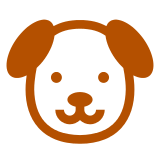 How emoji dog face displayed on Docomo