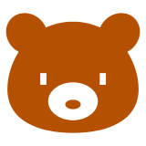 How emoji bear displayed on Docomo