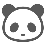 How emoji panda displayed on Docomo