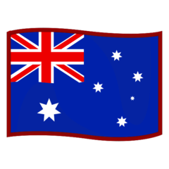 How emoji flag: Australia displayed on Emojidex