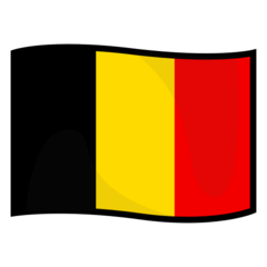 How emoji flag: Belgium displayed on Emojidex