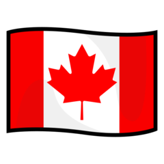 How emoji flag: Canada displayed on Emojidex