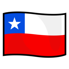 How emoji flag: Chile displayed on Emojidex