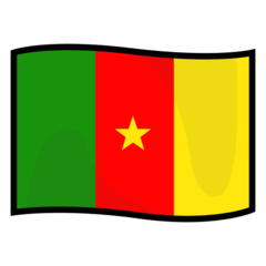 How emoji flag: Cameroon displayed on Emojidex