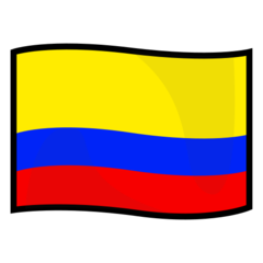 How emoji flag: Colombia displayed on Emojidex