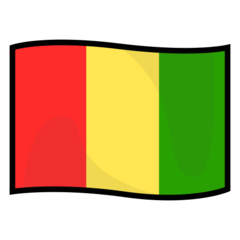 How emoji flag: Guinea displayed on Emojidex