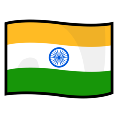 How emoji flag: India displayed on Emojidex