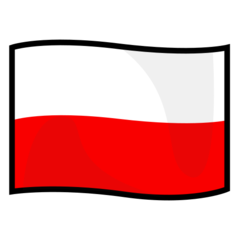 How emoji flag: Poland displayed on Emojidex