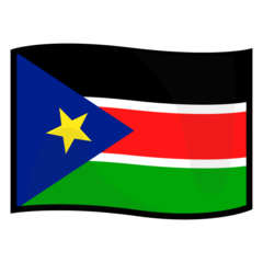 How emoji flag: South Sudan displayed on Emojidex