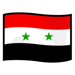 How emoji flag: Syria displayed on Emojidex