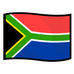 How emoji flag: South Africa displayed on Emojidex