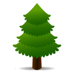 How emoji evergreen tree displayed on Emojidex