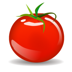 How emoji tomato displayed on Emojidex