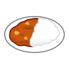 How emoji curry rice displayed on Emojidex