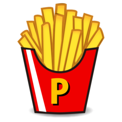 How emoji french fries displayed on Emojidex