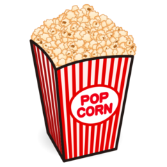 How emoji popcorn displayed on Emojidex