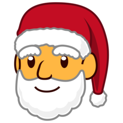 How emoji Santa Claus displayed on Emojidex