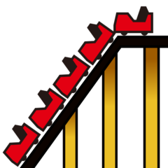 How emoji roller coaster displayed on Emojidex