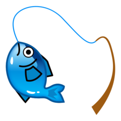 How emoji fishing pole displayed on Emojidex