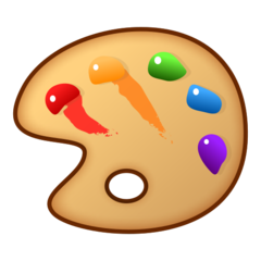 How emoji artist palette displayed on Emojidex