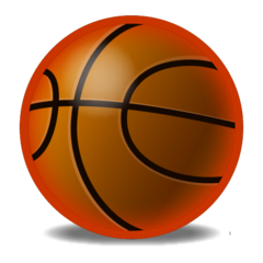 How emoji basketball displayed on Emojidex