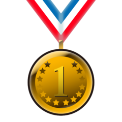 How emoji sports medal displayed on Emojidex