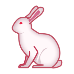 How emoji rabbit displayed on Emojidex