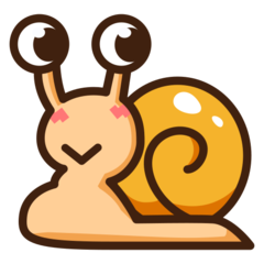 How emoji snail displayed on Emojidex