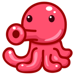 How emoji octopus displayed on Emojidex