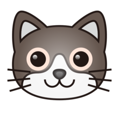 How emoji cat face displayed on Emojidex