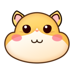 How emoji hamster displayed on Emojidex