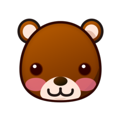 How emoji bear displayed on Emojidex