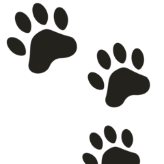 How emoji paw prints displayed on Emojidex