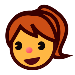 How emoji girl displayed on Emojidex