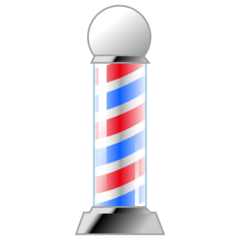 How emoji barber pole displayed on Emojidex